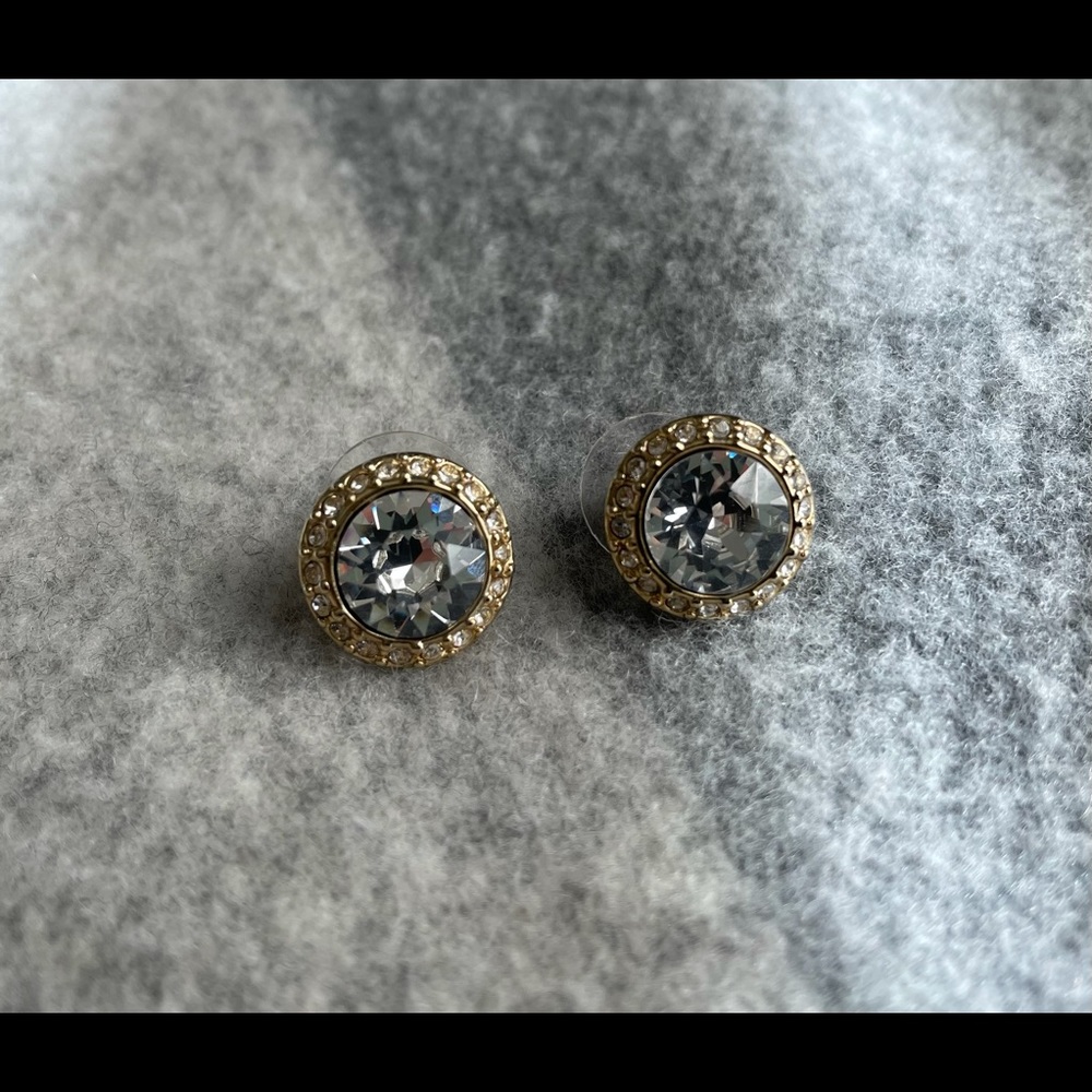 Givenchy Crystal halo style earring studs
